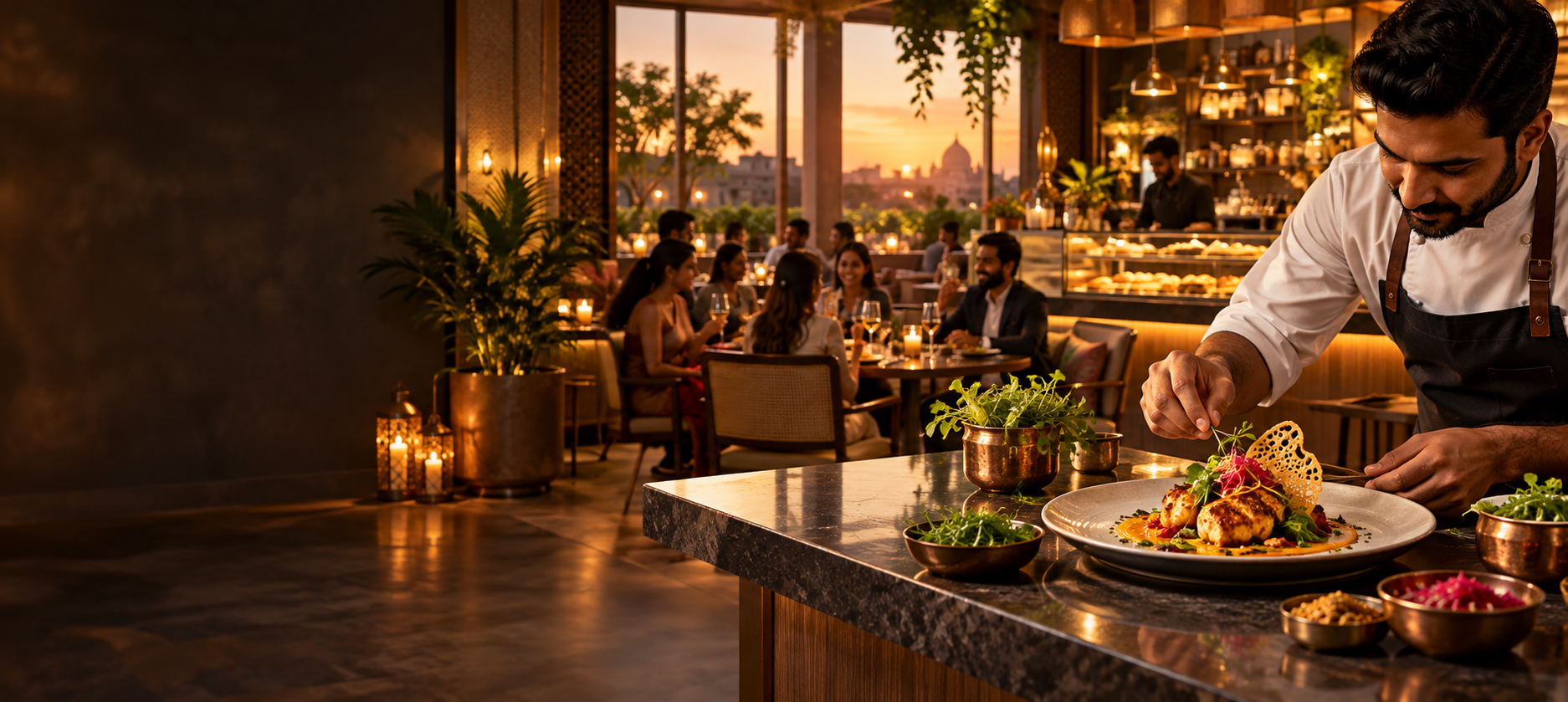 Restaurants, cafés and food brands